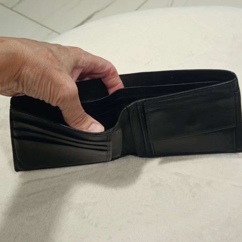 Bottega Veneta Black Woven Leather Card Holder